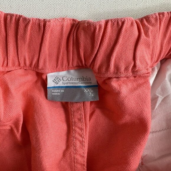 Columbia‎ PFG Shorts Cargo Fishing Short Pink Mens Size 2XL/7L Stretch Waist - Picture 5 of 5